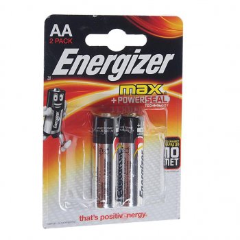 179 р. Батарейка AA LR6 1.5V блистер (2шт.) Alkaline ENERGIZER ENERGIZER en-lr6бл ENERGIZER en-lr6бл  с доставкой в г. Майкоп. Увеличить фотографию 1