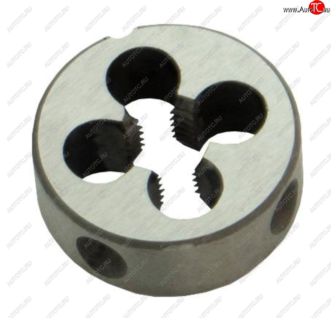 176 р. Плашка М08x1.25мм d=25мм в пластиковом футляре ЭВРИКА ЭВРИКА er-00812p  с доставкой в г. Майкоп