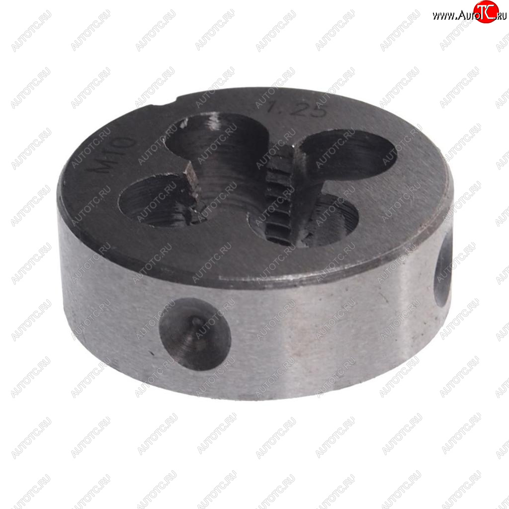 252 р. Плашка М10x1.25мм d=30мм в пластиковом футляре ЭВРИКА ЭВРИКА er-01012p  с доставкой в г. Майкоп