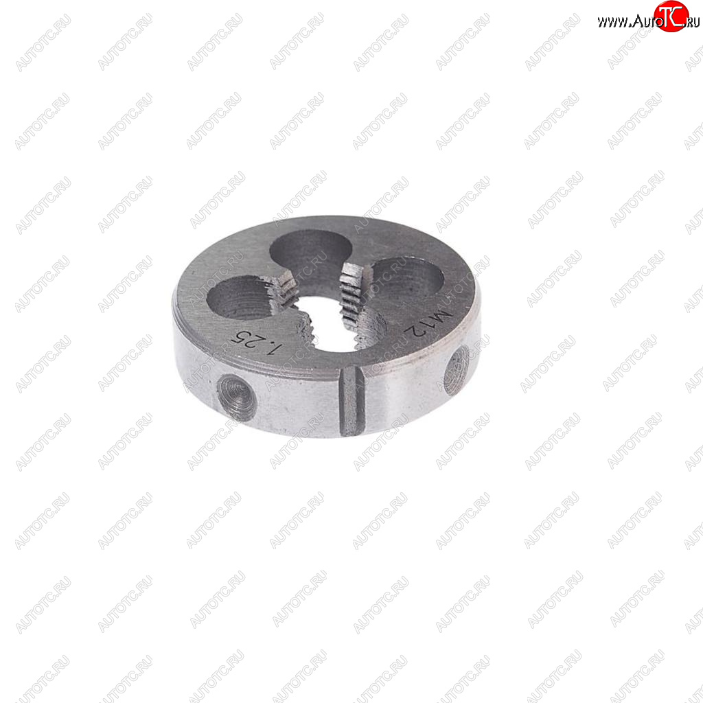 254 р. Плашка М12x1.25мм d=38мм в пластиковом футляре ЭВРИКА ЭВРИКА er-01212p  с доставкой в г. Майкоп
