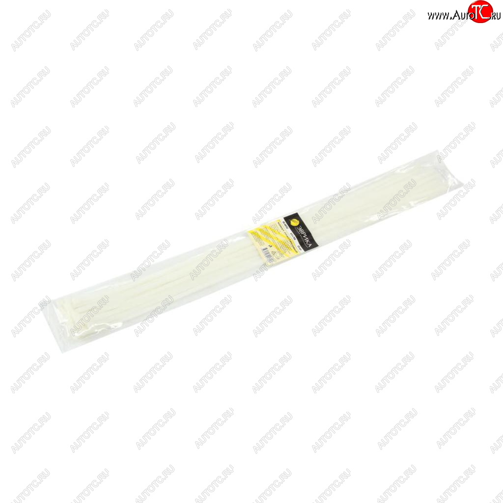 349 р. Хомут-стяжка 750х8.0 пластик белый (25шт.) ЭВРИКА ЭВРИКА er-08752  с доставкой в г. Майкоп