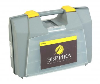 889 р. Ящик для инструмента 400х310х160мм с прозрачными органайзерами ЭВРИКА ЭВРИКА er-10311  с доставкой в г. Майкоп. Увеличить фотографию 1