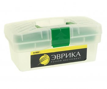 299 р. Ящик для инструмента 285х155х125мм прозрачный ЭВРИКА ЭВРИКА er-10337  с доставкой в г. Майкоп. Увеличить фотографию 1