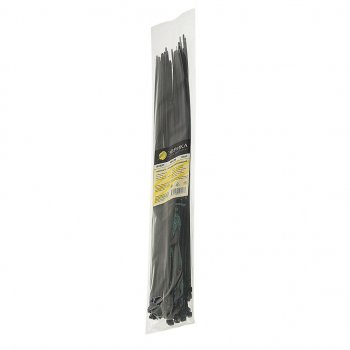 173 р. Хомут-стяжка 370х4.0 пластик черный (50шт.) ЭВРИКА ЭВРИКА er-14371  с доставкой в г. Майкоп. Увеличить фотографию 1