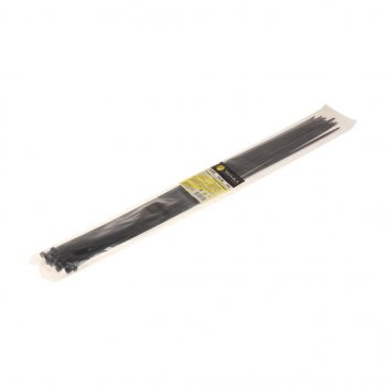 146 р. Хомут-стяжка 500х5.0 пластик черный (25шт.) ЭВРИКА ЭВРИКА er-15502  с доставкой в г. Майкоп. Увеличить фотографию 1