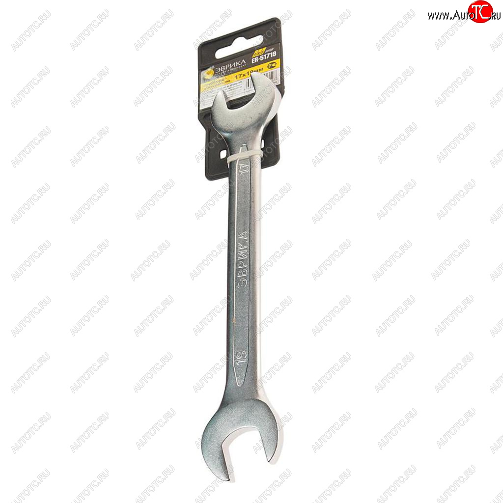184 р. Ключ рожковый 17х19мм CrV Pro ЭВРИКА ЭВРИКА er-51719  с доставкой в г. Майкоп