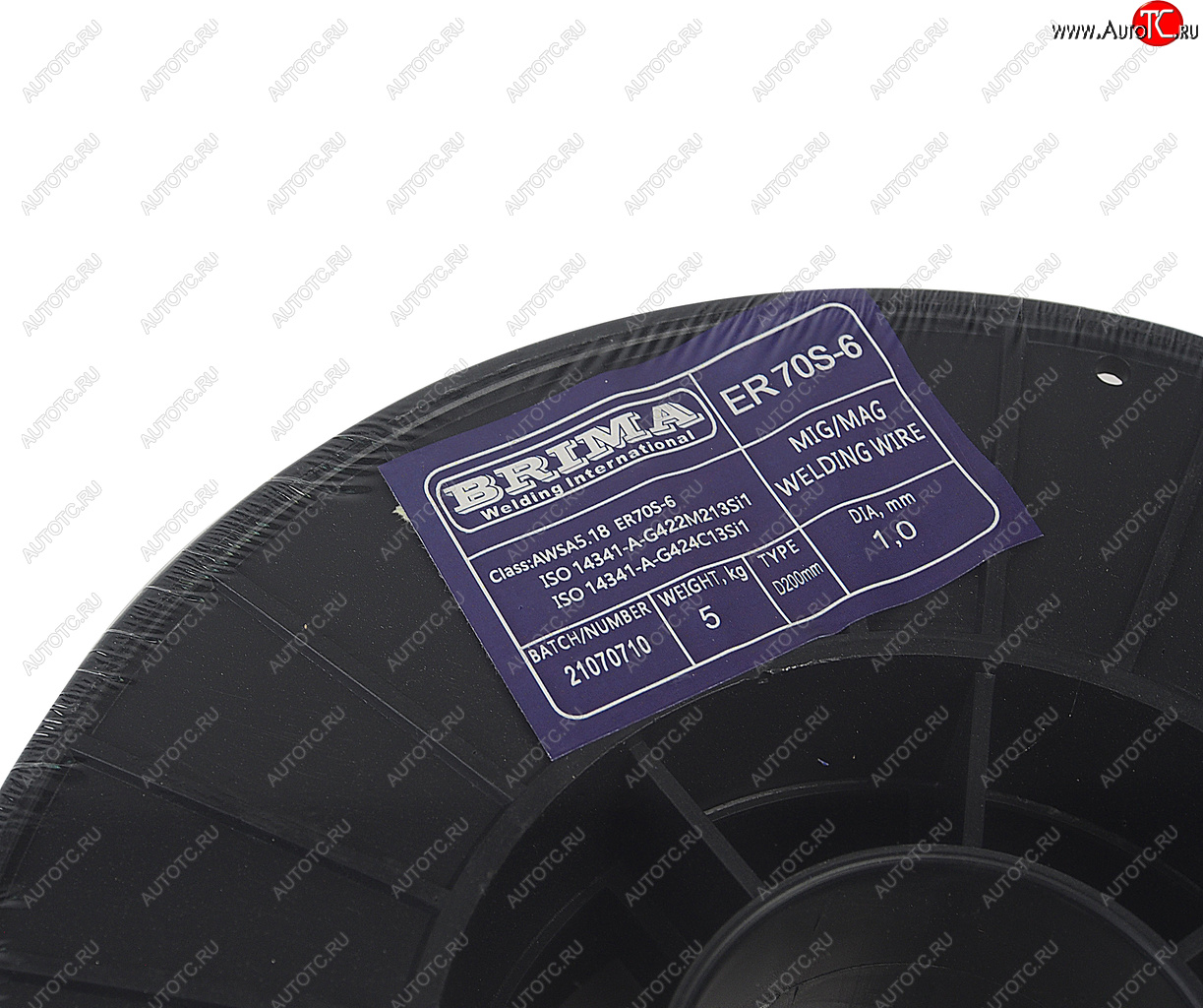 1 279 р. Проволока сварочная d=1.0мм 5.0кг омедненная BRIMA BRIMA er70s-6-1 d=1.0мм5кг  с доставкой в г. Майкоп