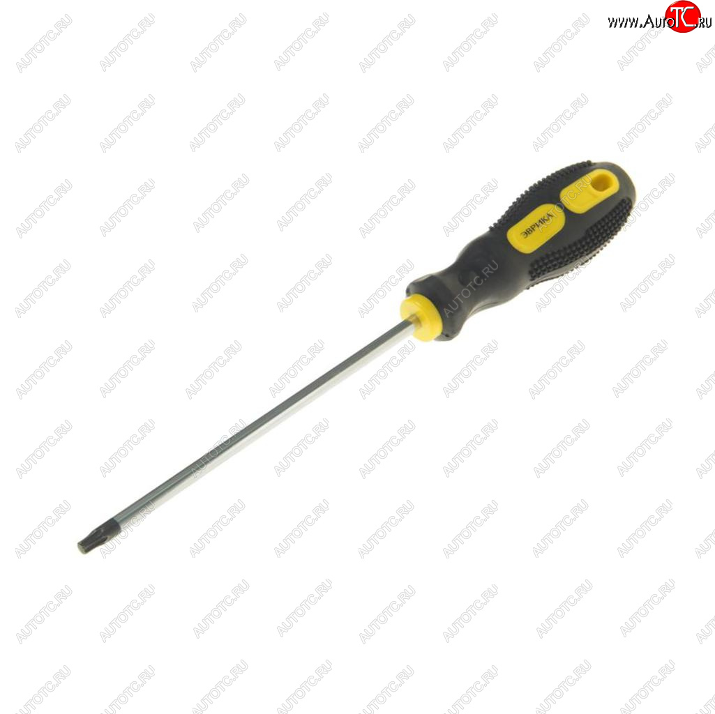 50 р. Отвертка TORX T30х150мм магнитная с противоскользящей ручкой ЭВРИКА ЭВРИКА er-7dt-06  с доставкой в г. Майкоп