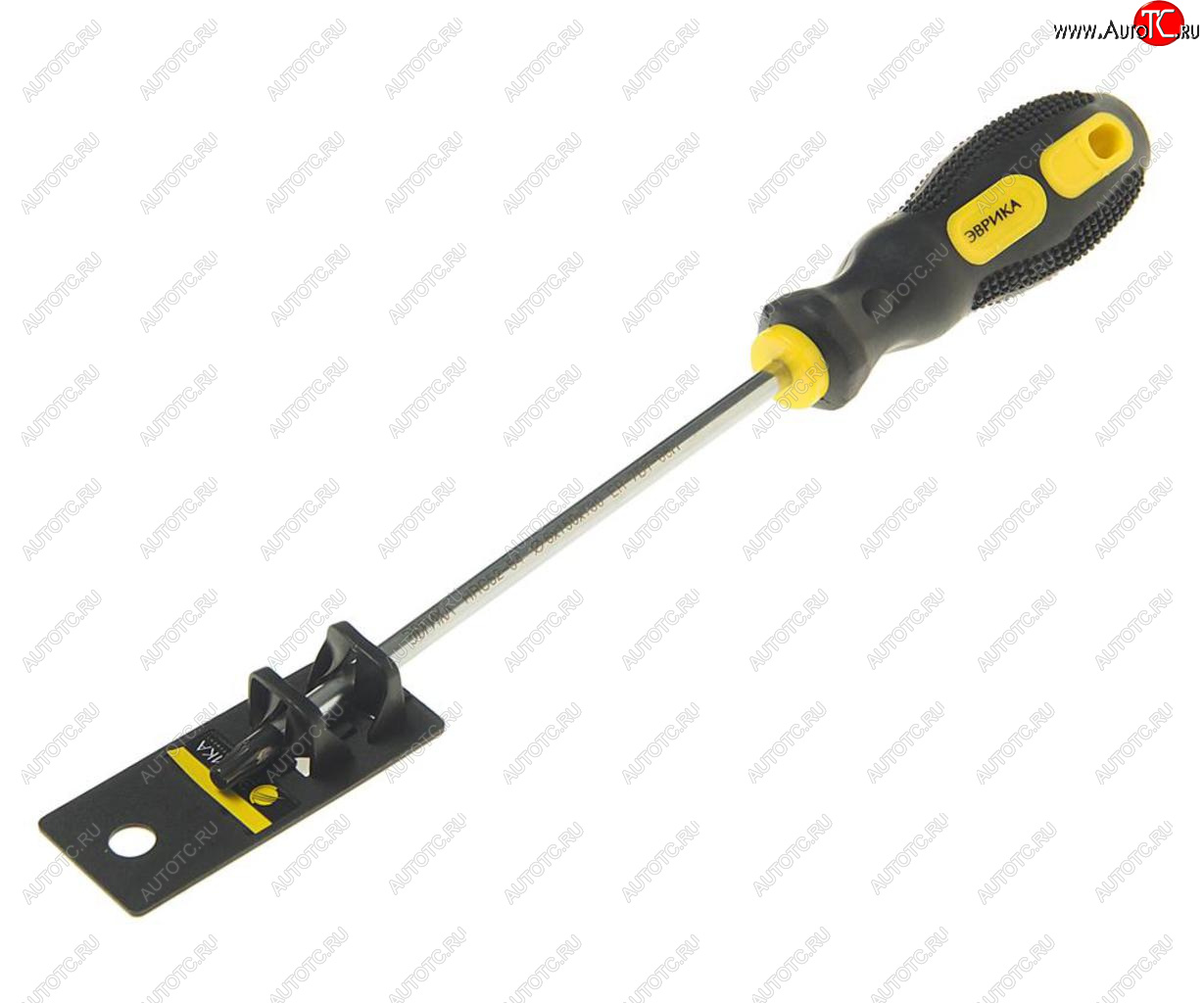 57 р. Отвертка TORX T30х150мм магнитная с противоскользящей ручкой (с держателем) ЭВРИКА ЭВРИКА er-7dt-06h  с доставкой в г. Майкоп
