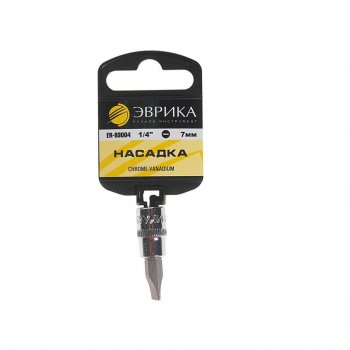 21 р. Бита-головка 14 SL7.0 L=37мм с держателем ЭВРИКА ЭВРИКА er-93004h  с доставкой в г. Майкоп. Увеличить фотографию 1