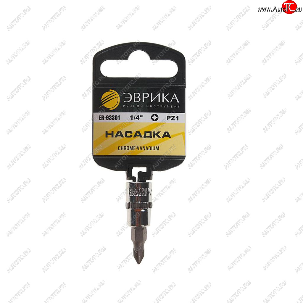 20 р. Бита-головка 1/4 POZIDRIVE PZ 1.0х37мм с держателем ЭВРИКА ЭВРИКА er-93301h ЭВРИКА er-93301h  с доставкой в г. Майкоп
