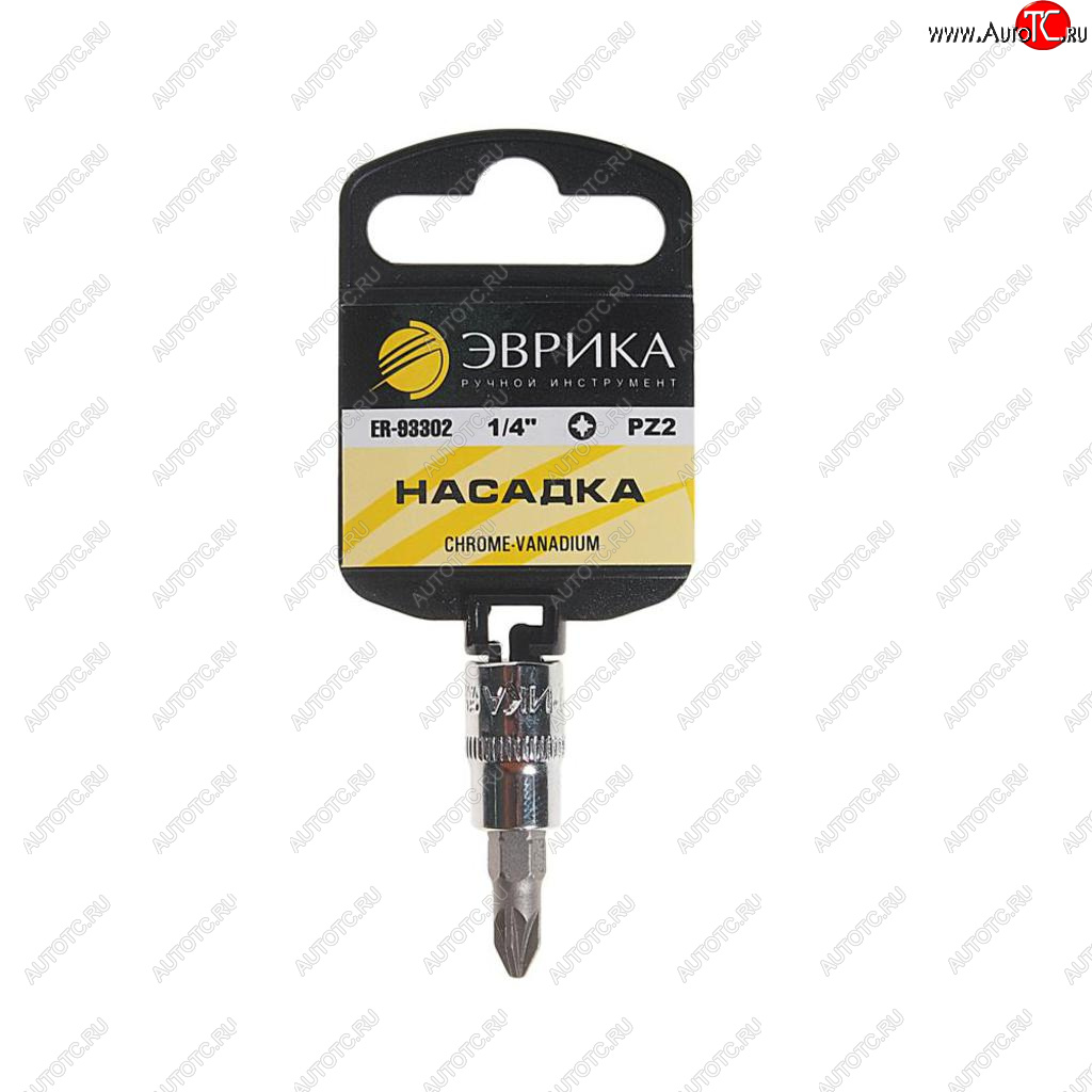 20 р. Бита-головка 14 POZIDRIVE PZ 2.0х37мм с держателем ЭВРИКА ЭВРИКА er-93302h  с доставкой в г. Майкоп