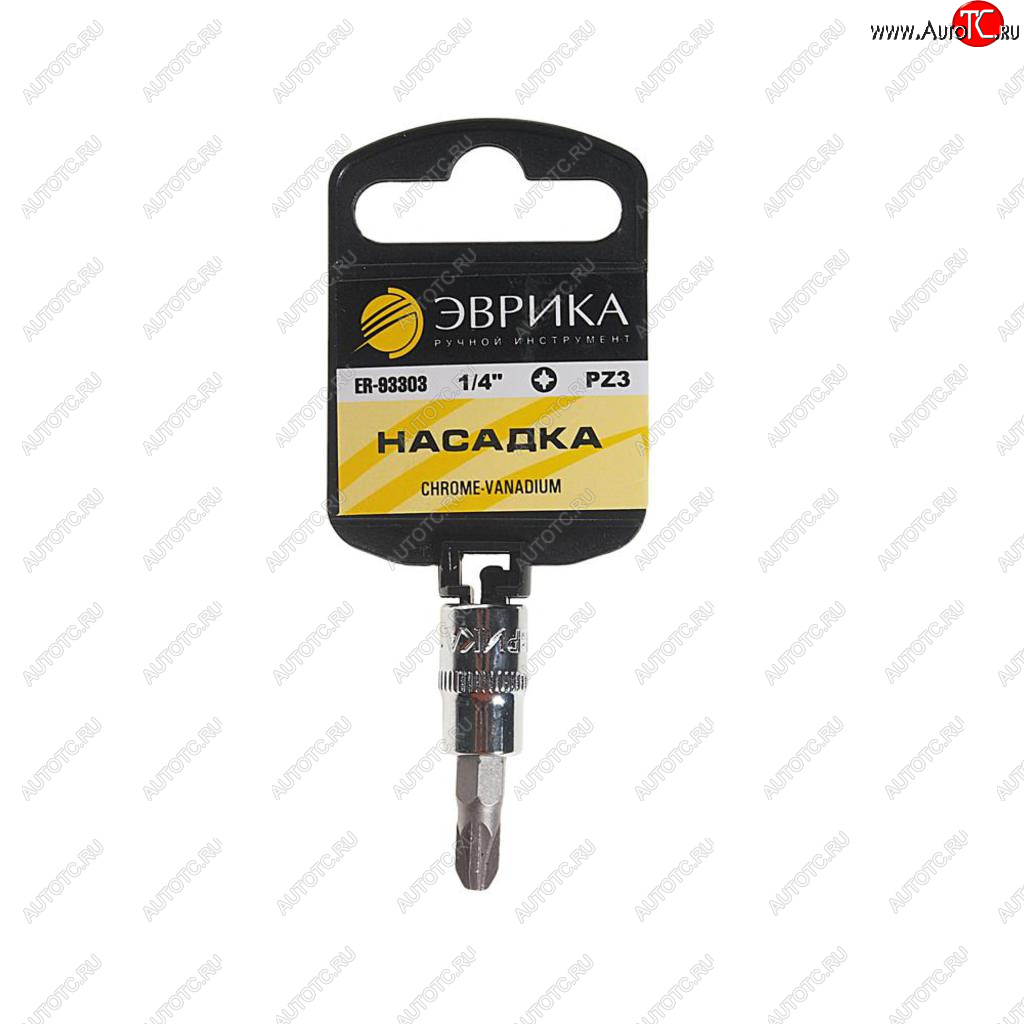 17 р. Бита-головка 14 POZIDRIVE PZ 3.0х37мм с держателем ЭВРИКА ЭВРИКА er-93303h  с доставкой в г. Майкоп
