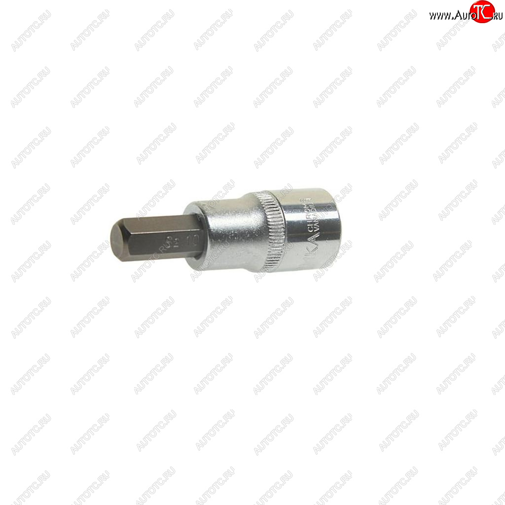 63 р. Бита-головка 1/2 HEX H10х22мм L=60мм ЭВРИКА ЭВРИКА er-94806 ЭВРИКА er-94806  с доставкой в г. Майкоп