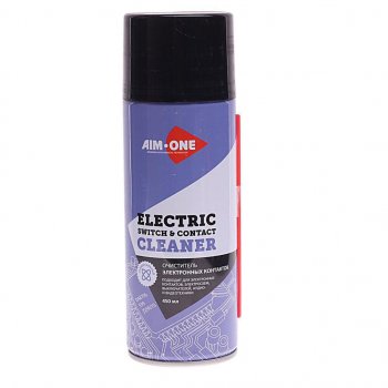 339 р. Очиститель электроконтактов 450мл аэрозоль Switch & Contact Cleaner AIM-ONE AIM-ONE es-270  с доставкой в г. Майкоп. Увеличить фотографию 1