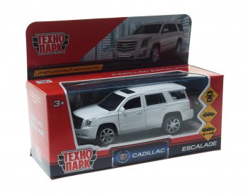 819 р. Модель автомобиля CADILLAC Escalade металлическая ТЕХНОПАРК ТЕХНОПАРК escalade-wt  с доставкой в г. Майкоп. Увеличить фотографию 1