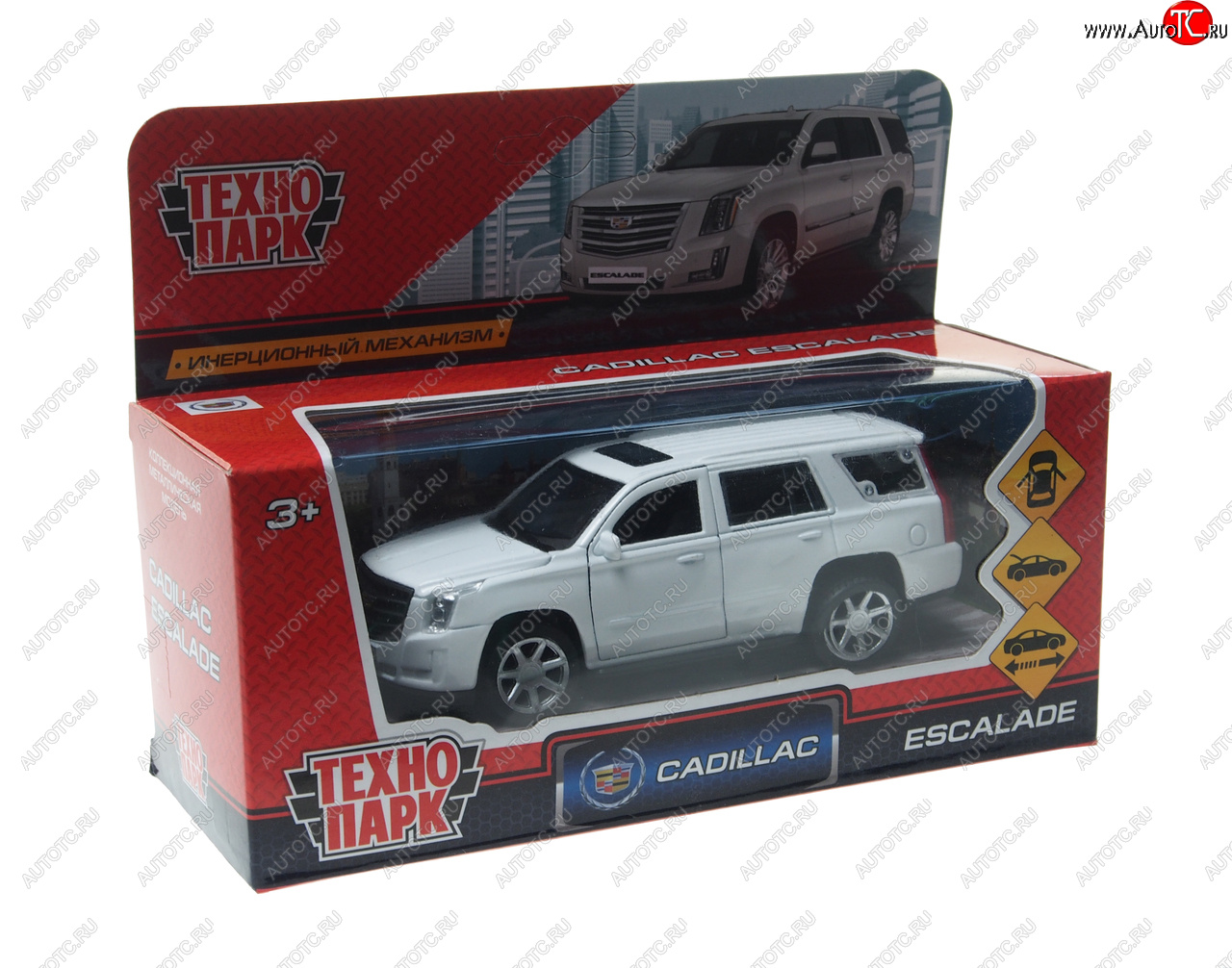 819 р. Модель автомобиля CADILLAC Escalade металлическая ТЕХНОПАРК ТЕХНОПАРК escalade-wt  с доставкой в г. Майкоп