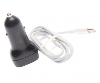 619 р. Устройство зарядное в прикуриватель 1USB + 1 Type C 12V кабель USB Type C EARLDOM EARLDOM es-cc2c black  с доставкой в г. Майкоп. Увеличить фотографию 2