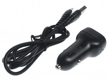 539 р. Устройство зарядное в прикуриватель 1USB 12V кабель micro USB EARLDOM EARLDOM es-cc2m black  с доставкой в г. Майкоп. Увеличить фотографию 2