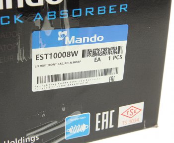 6 649 р. Амортизатор DAEWOO Matiz CHEVROLET Spark (11-) передний правый газовый (АБС) MANDO MANDO est10008w  с доставкой в г. Майкоп. Увеличить фотографию 6