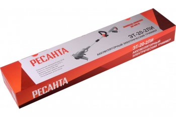 7 349 р. Газонокосилка (триммер) аккумуляторная 20.0В 2.0Ач 7000обмин.,захват 28см, леска РЕСАНТА РЕСАНТА эт-20-2ли  с доставкой в г. Майкоп. Увеличить фотографию 6