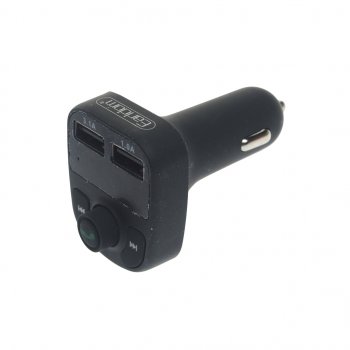 959 р. Устройство зарядное в прикуриватель с трансмиттером (bluetooth,hands free) EARLDOM EARLDOM et-m29 black  с доставкой в г. Майкоп. Увеличить фотографию 1