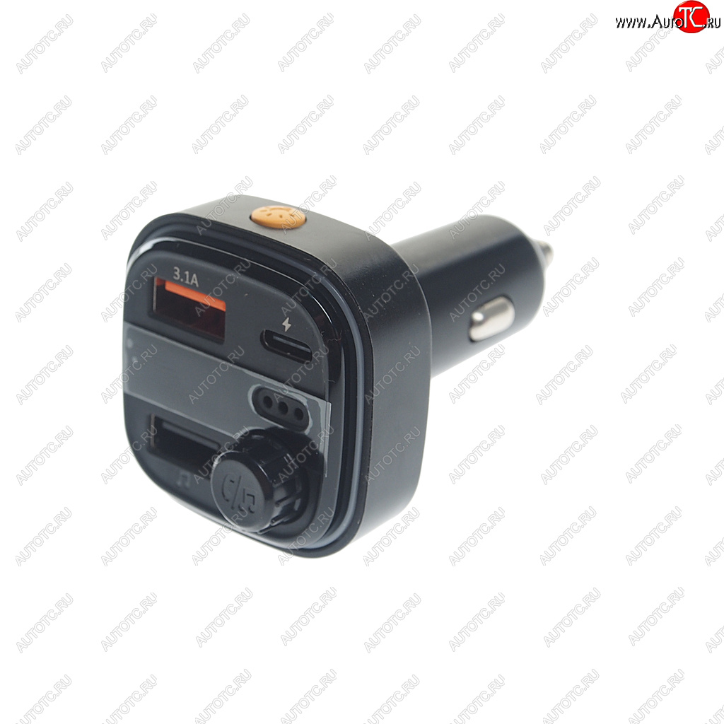 899 р. Устройство зарядное в прикуриватель с трансмиттером (bluetooth,hands free) EARLDOM EARLDOM et-m83 black  с доставкой в г. Майкоп