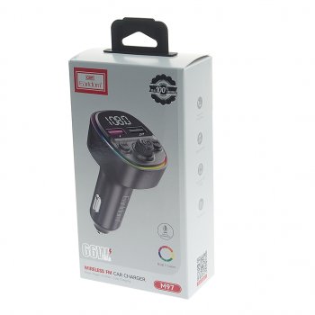 969 р. Устройство зарядное в прикуриватель с трансмиттером (bluetooth,hands free) EARLDOM EARLDOM et-m97 black EARLDOM et-m97 black  с доставкой в г. Майкоп. Увеличить фотографию 3
