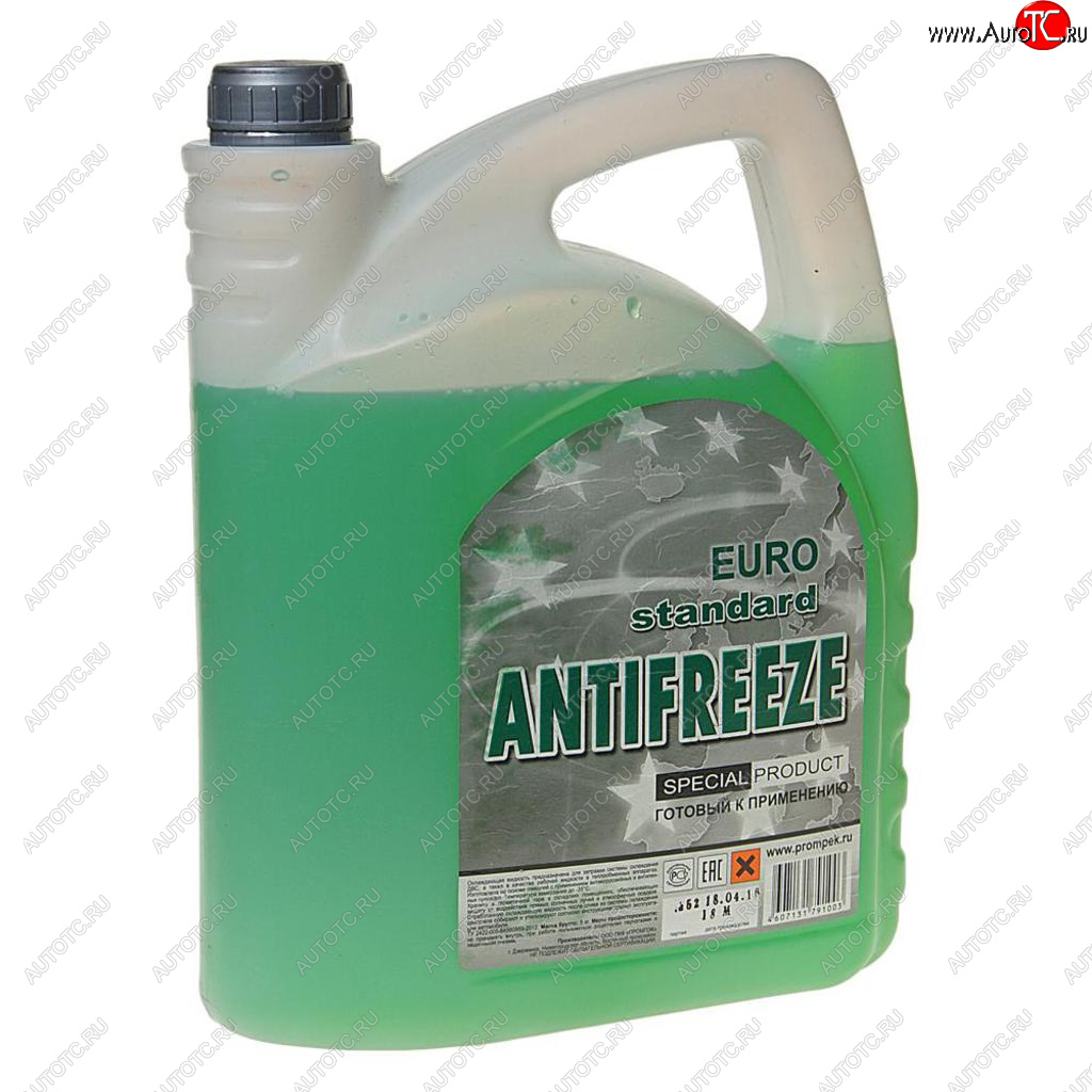 889 р. Антифриз зеленый -35C 5л EURO STANDARD EURO STANDARD eurogrn5  с доставкой в г. Майкоп