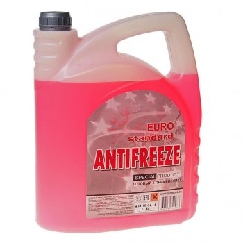 899 р. Антифриз красный -35C 5л EURO STANDARD EURO STANDARD eurored5  с доставкой в г. Майкоп. Увеличить фотографию 1