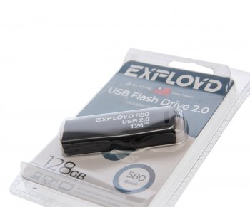 949 р. Карта памяти USB 128GB EXPLOYD EXPLOYD ex-128gb-580-black  с доставкой в г. Майкоп. Увеличить фотографию 2