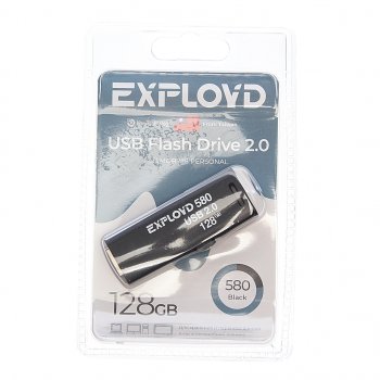 949 р. Карта памяти USB 128GB EXPLOYD EXPLOYD ex-128gb-580-black  с доставкой в г. Майкоп. Увеличить фотографию 1