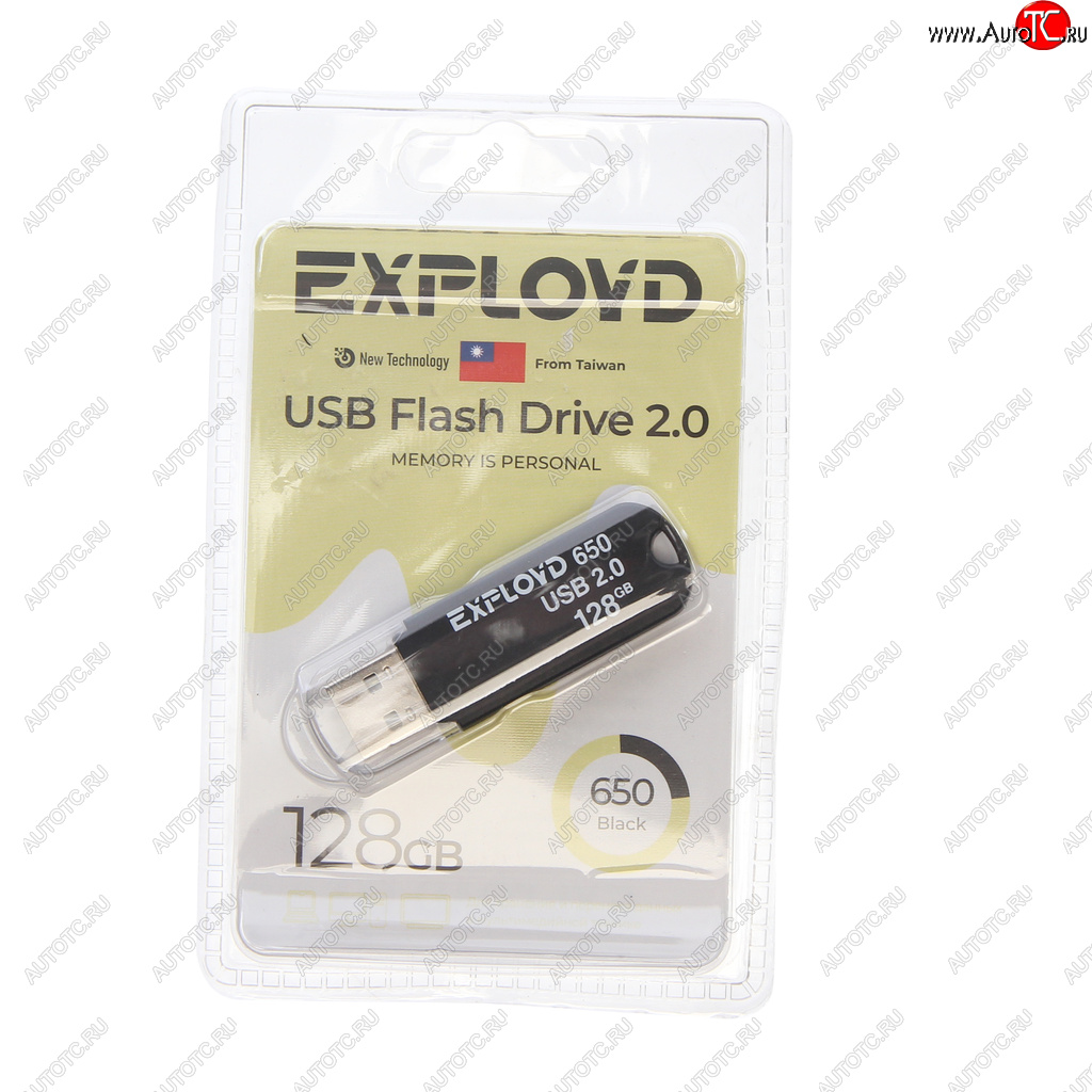 899 р. Карта памяти USB 128GB EXPLOYD EXPLOYD ex-128gb-650-black  с доставкой в г. Майкоп