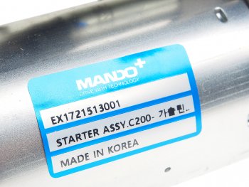 18 999 р. Стартер SSANGYONG Actyon (12-) (G20) MANDO MANDO ex1721513001 MANDO ex1721513001  с доставкой в г. Майкоп. Увеличить фотографию 3
