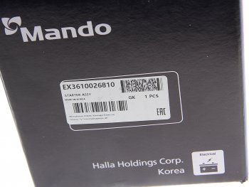 15 799 р. Стартер KIA Rio (10-) (1.4/1.6) MANDO MANDO ex3610026810 MANDO ex3610026810  с доставкой в г. Майкоп. Увеличить фотографию 5