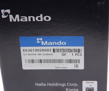 13 799 р. Стартер HYUNDAI Solaris (12-) MANDO MANDO ex361002b602  с доставкой в г. Майкоп. Увеличить фотографию 5