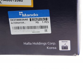34 899 р. Генератор HYUNDAI i30 (17-) KIA Ceed (18-) (1.4) MANDO MANDO ex3730003aa0  с доставкой в г. Майкоп. Увеличить фотографию 5