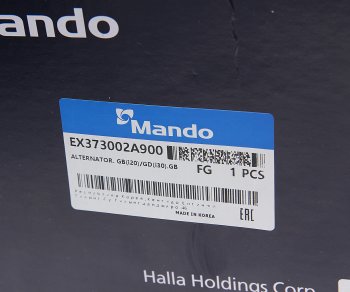30 599 р. Генератор HYUNDAI i40 (15-),Elantra (16-) (1.6 TCI) KIA Rio (14-) (1.41.6 TCI) MANDO MANDO ex373002a900  с доставкой в г. Майкоп. Увеличить фотографию 6