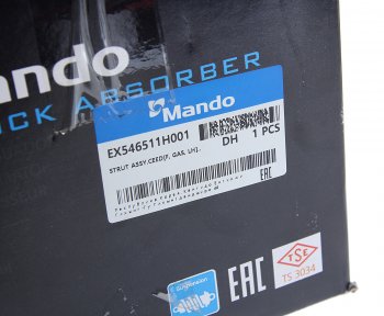 6 999 р. Амортизатор KIA Ceed (06-) передний левый газовый MANDO MANDO ex546511h001  с доставкой в г. Майкоп. Увеличить фотографию 6