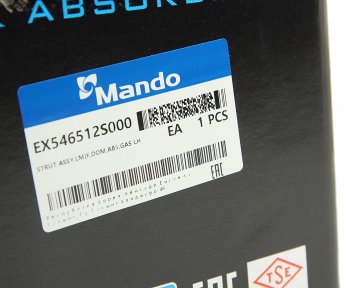 8 999 р. Амортизатор HYUNDAI ix35 (10-) KIA Sportage (10-) передний левый газовый MANDO MANDO ex546512s000  с доставкой в г. Майкоп. Увеличить фотографию 6