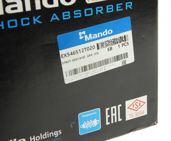 8 999 р. Амортизатор HYUNDAI Sonata (10-) KIA Optima (10-) передний левый газовый MANDO MANDO ex546512t020 MANDO ex546512t020  с доставкой в г. Майкоп. Увеличить фотографию 6