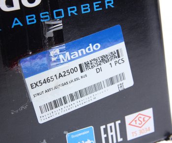 8 949 р. Амортизатор KIA Ceed (12-) передний левый газовый MANDO MANDO ex54651a2500 MANDO ex54651a2500  с доставкой в г. Майкоп. Увеличить фотографию 6