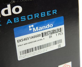 6 649 р. Амортизатор HYUNDAI i30 (08-) передний левый MANDO MANDO ex54651a6600  с доставкой в г. Майкоп. Увеличить фотографию 5