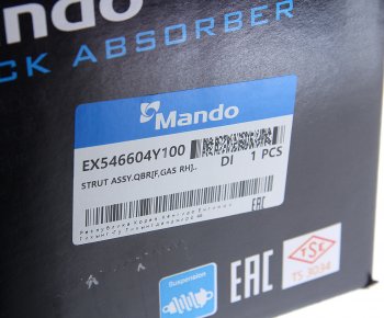 4 899 р. Амортизатор KIA Rio (12-) передний правый газовый MANDO MANDO ex546604y100 MANDO ex546604y100  с доставкой в г. Майкоп. Увеличить фотографию 5