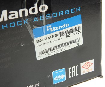 6 549 р. Амортизатор HYUNDAI i30 (08-) передний правый MANDO MANDO ex54661a6600  с доставкой в г. Майкоп. Увеличить фотографию 6