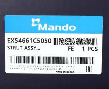 10 399 р. Амортизатор KIA Sorento (15-) передний правый газовый MANDO MANDO ex54661c5050  с доставкой в г. Майкоп. Увеличить фотографию 4