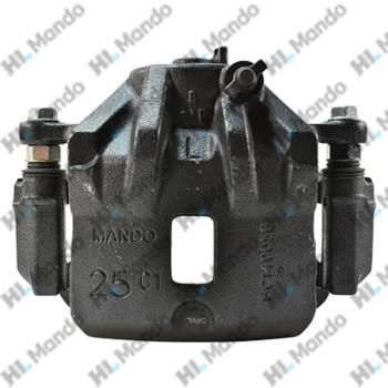6 499 р. Суппорт HYUNDAI Santa Fe (00-) (2WD) передний левый (с колодками) MANDO MANDO ex5811026000 MANDO ex5811026000  с доставкой в г. Майкоп. Увеличить фотографию 1