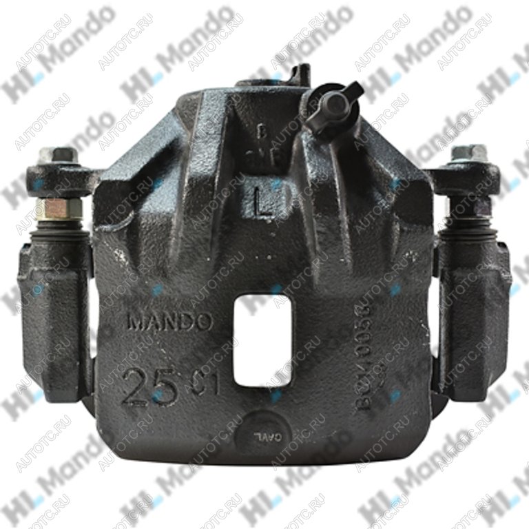 6 499 р. Суппорт HYUNDAI Santa Fe (00-) (2WD) передний левый (с колодками) MANDO MANDO ex5811026000 MANDO ex5811026000  с доставкой в г. Майкоп