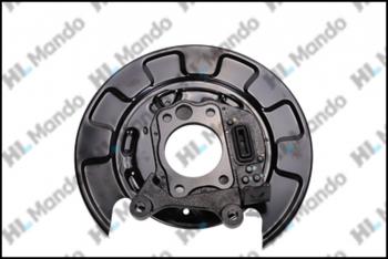 3 299 р. Кожух HYUNDAI Tucson (04-) KIA Sportage (04-) (2WD) диска тормозного заднего правого MANDO MANDO ex582522e000  с доставкой в г. Майкоп. Увеличить фотографию 1