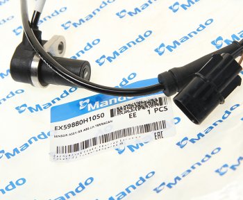 2 299 р. Датчик АБС HYUNDAI Terracan (01-) колеса заднего левого MANDO MANDO ex59880h1050 MANDO ex59880h1050  с доставкой в г. Майкоп. Увеличить фотографию 2